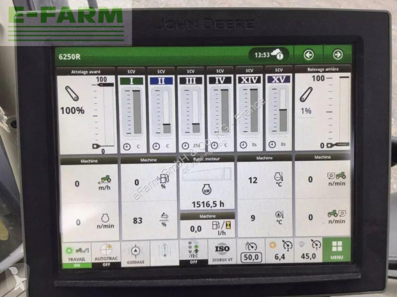 Landbrugstraktor John Deere  6250r