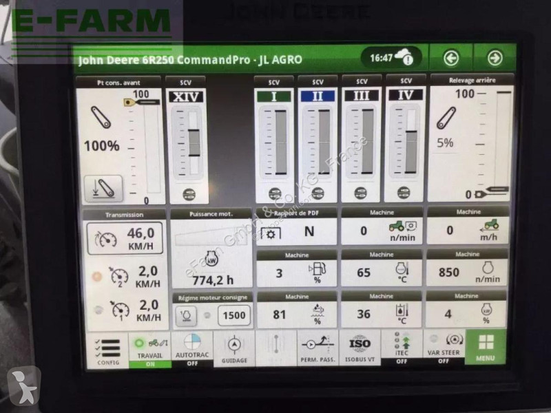 Landbrugstraktor John Deere  6r250