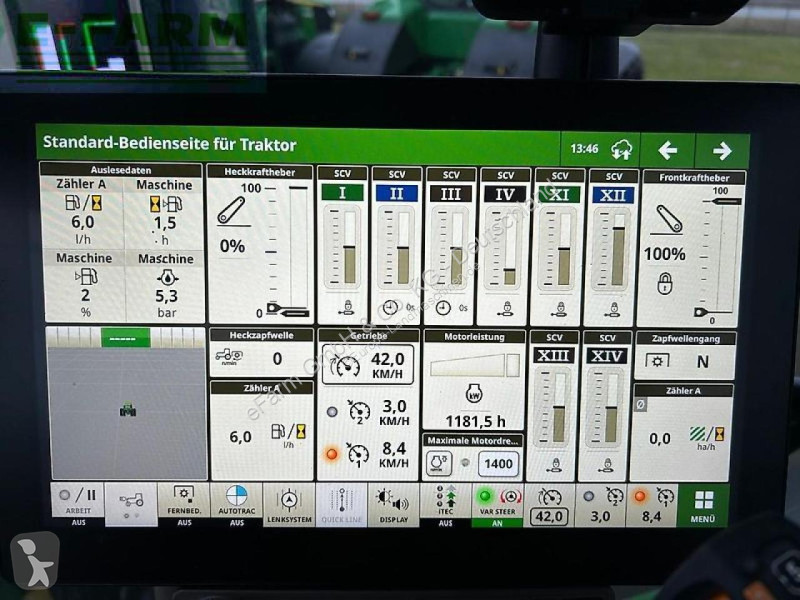 Landbrugstraktor John Deere  6r 195