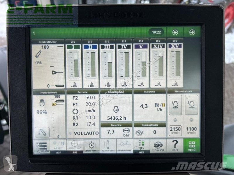 Landbrugstraktor John Deere  8370r autopwr
