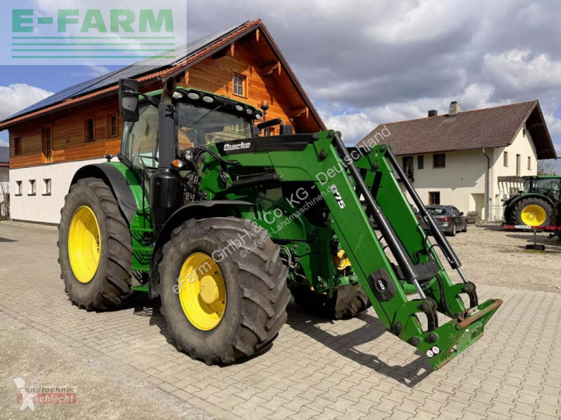 Landbrugstraktor John Deere  6215 r mit frontlader