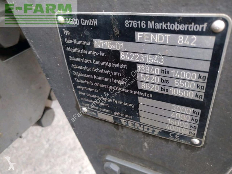 Landbrugstraktor Fendt  828 vario profi plus s4