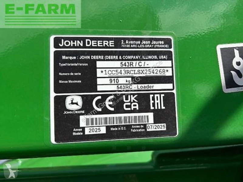 Tracteur agricole John Deere  5105m