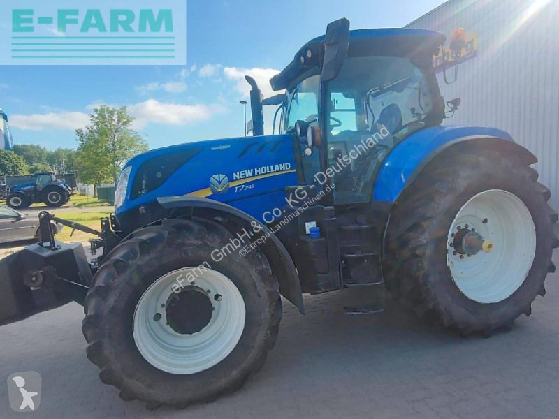 Tracteur agricole New Holland  t 7.245 ac stagev