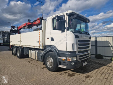 Camion plateau ridelles Scania