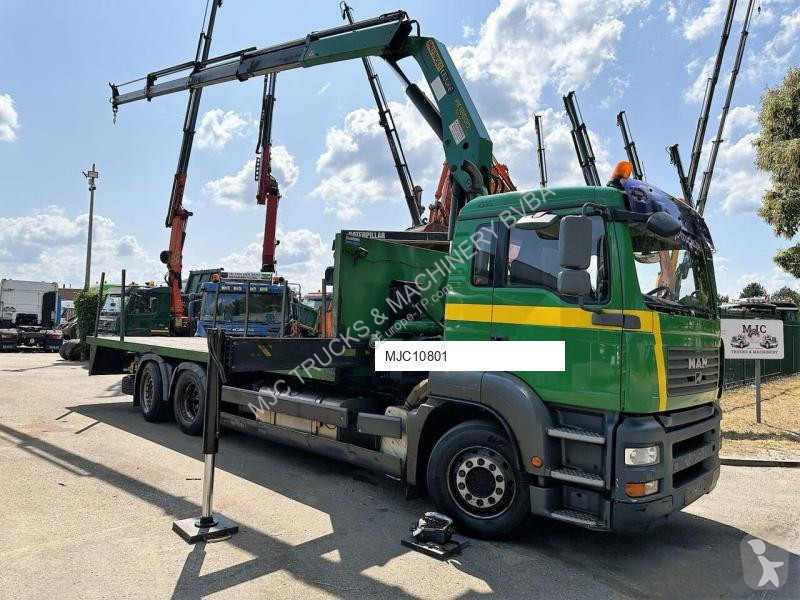 Camion MAN TGA 6X2 BL + CRANE PALFINGER PK...