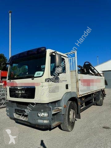 Grúa MAN TGM 18.340 Hiab 122 hochstand