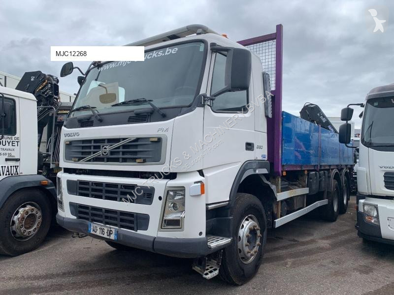 Camión Volvo -360 6x4 + HIAB 166 B-3