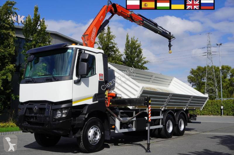 Kran Renault K380 6×4 / FASSI F175 crane 7.85 t...