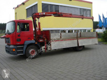 Camion plateau MAN - 18.224 /4x2 18.224 4x2 mit Kran Hiab 102-2, 2x VORHANDEN!