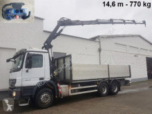 Mercedes Actros 2641/6x4/45 Actros 2641/6x4/45, Effer Kran 175-5 S, 14,6m-770kg hydr, Funk, Bj. 2011 truck used flatbed