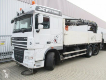 DAF flatbed truck XF 105.460 6x2 XF 105.460 6x2, Baustoff,Kran Palfinger PK23500