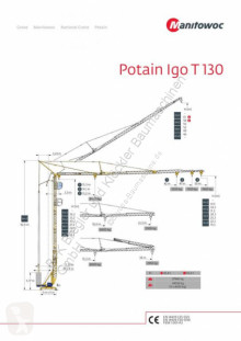 Grúa grúa de torre Potain IGO T 130