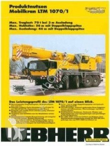 Liebherr LTM LTM 1070-1 автокран б/у
