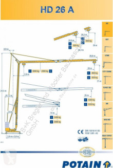Potain HD 26 A használt toronydaru
