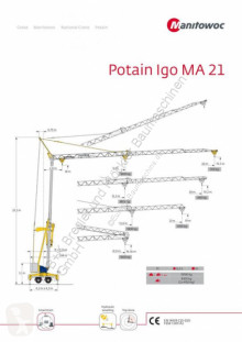 Potain IGO MA 21 кулокран втора употреба