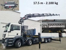 MAN plató teherautó TGS 35.420/8x2-6 BL TGS 35.420/8x2-6 BL, Kran Hiab 548 E-7, 17,50 m - 2.100 kg, Funk