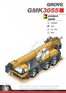 Grove GMK3055 dźwig samojezdny używany
