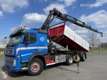 Volvo flatbed truck FM500 8x4 3 WAY TIP CRANE HIAB 211 EP-5 RADIO EURO 5