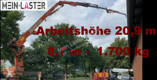 تجهيزات الآليات الثقيلة رافعة إضافية Palfinger Palfinger PK 17000 ELB 20,90 m 450 kg ohne LKW