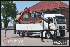 MAN platóoldalak plató teherautó TGX TGX 26.480, Fassi 195 Lift- u. Lenkachse