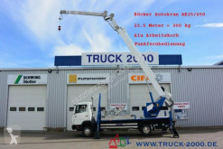 Mercedes 814 Böcker Montage-Dachdecker Kran 23.5m = 300kg grue mobile occasion
