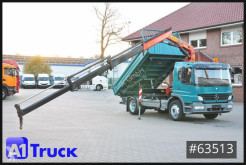 Mercedes Atego 1224, Palfinger,remote control, Seitenkipper, Meiller grue mobile occasion