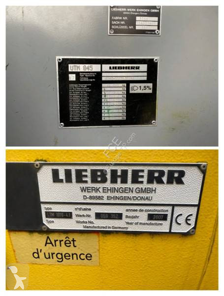 Kran Liebherr LTM 1070 *ACCIDENTE*DAMAGED*UNFALL*