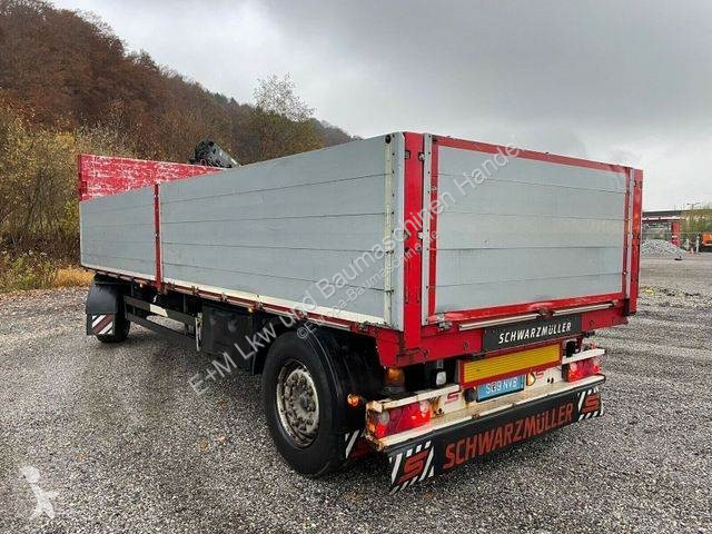 Grúa MAN 6X2 Baustoff Pritsche Hiab 166 Funk anhän