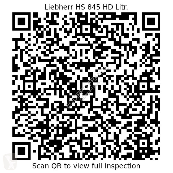 Macara Liebherr HS 845 HD Litr.