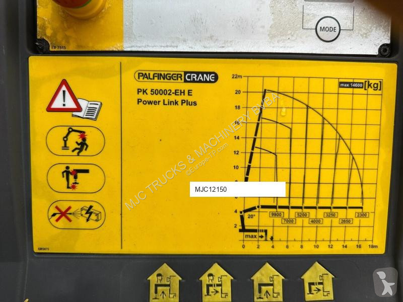 Kamion Volvo FH 500 6X2 + CRANE PALFINGER...