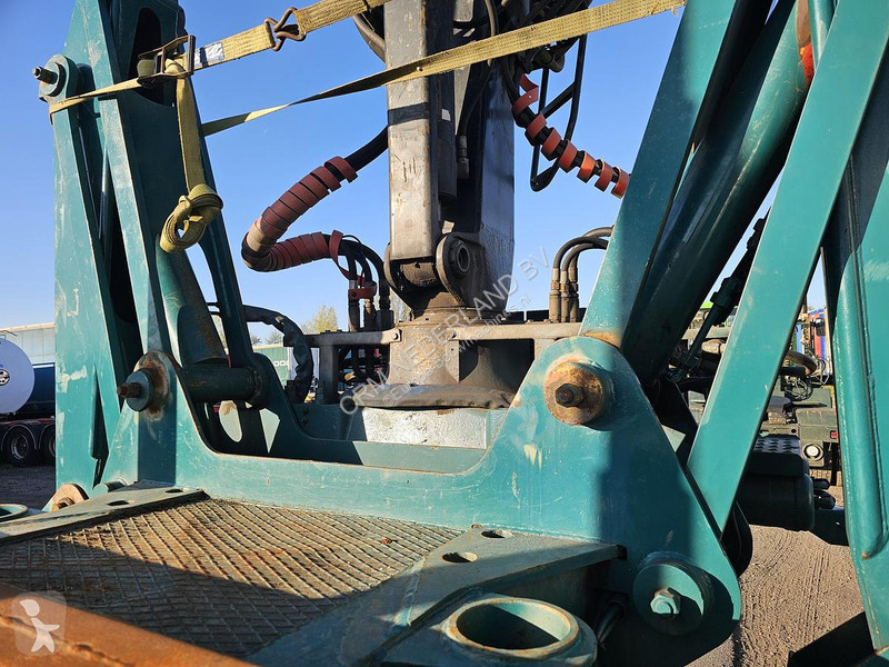 نصف مقطورة  TB 18 - WOOD TRAILER WITH CRANE -...