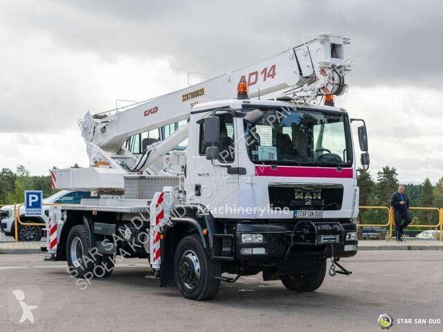 Grue MAN TGM 18.290 4x4 Ckd AD-14 Crane 14 t Winch