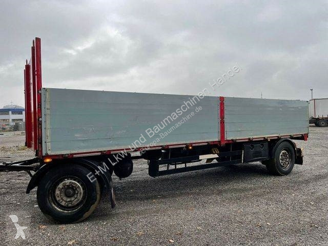 Grúa MAN 6X2 Baustoff Pritsche Hiab 166 Funk anhän