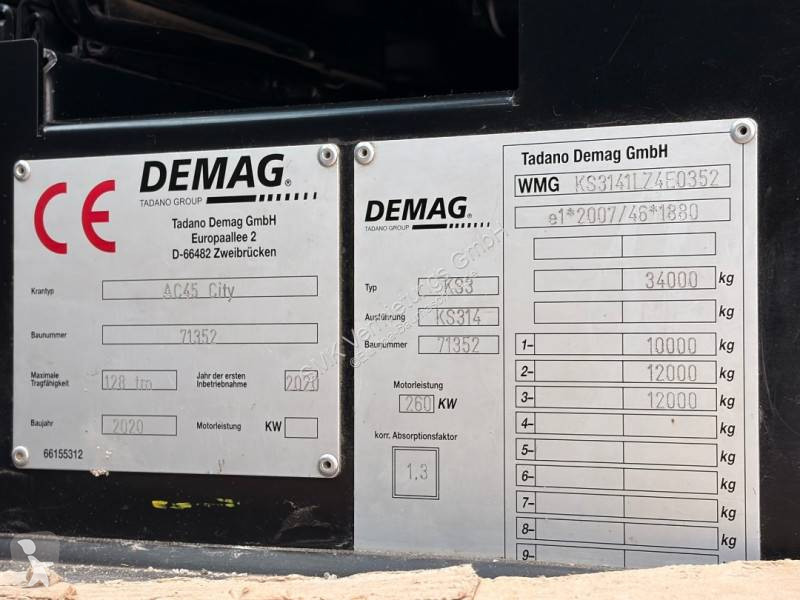 رافعة Terex Demag Ac 45 City