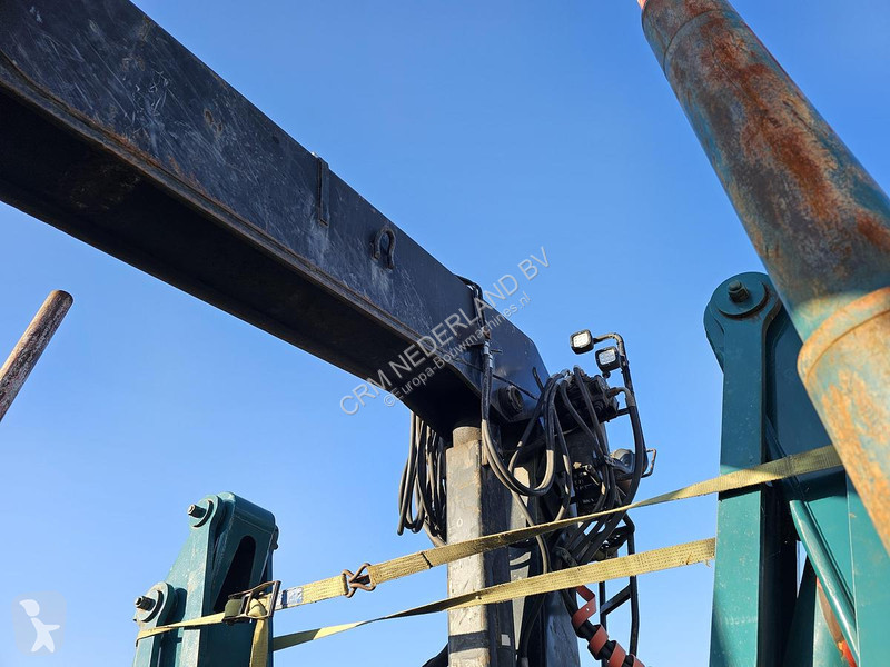 نصف مقطورة  TB 18 - WOOD TRAILER WITH CRANE -...