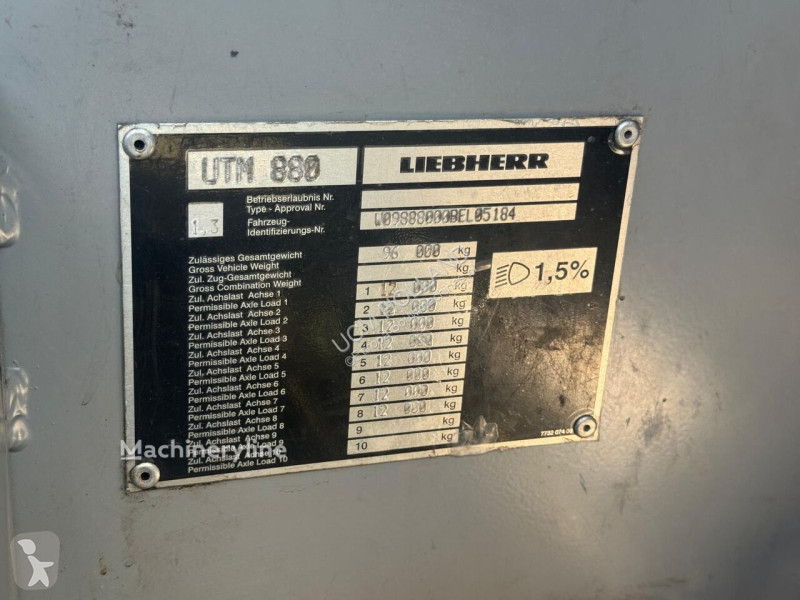 Žeriav Liebherr Liebherr LTM 1500-8.1