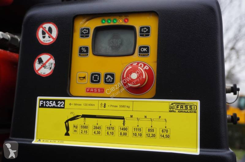 Jeřáb Renault C280 DTI 8 / FASSI crane 5.6 T /...