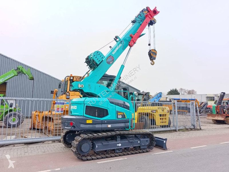 Kran Sunward SWTC 5 D rups hijskraan crane 10...