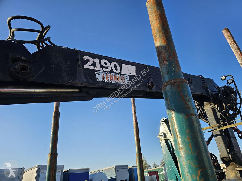 نصف مقطورة  TB 18 - WOOD TRAILER WITH CRANE -...
