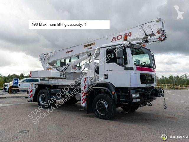 Grue MAN TGM 18.290 4x4 Ckd AD-14 Crane 14 t Winch