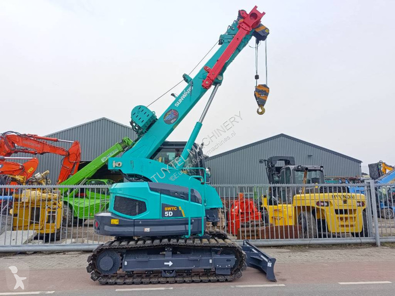 Kran Sunward SWTC 5 D rups hijskraan crane 10...