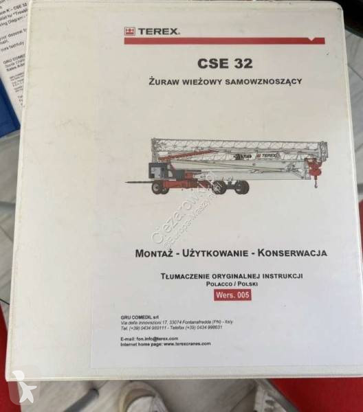 Jeřáb Terex CSE 32 quick-mounting low-slewing...