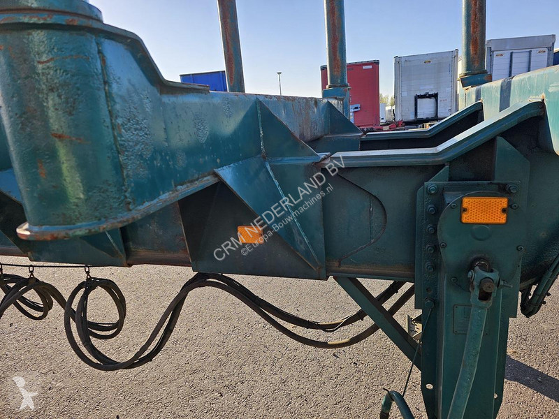 نصف مقطورة  TB 18 - WOOD TRAILER WITH CRANE -...