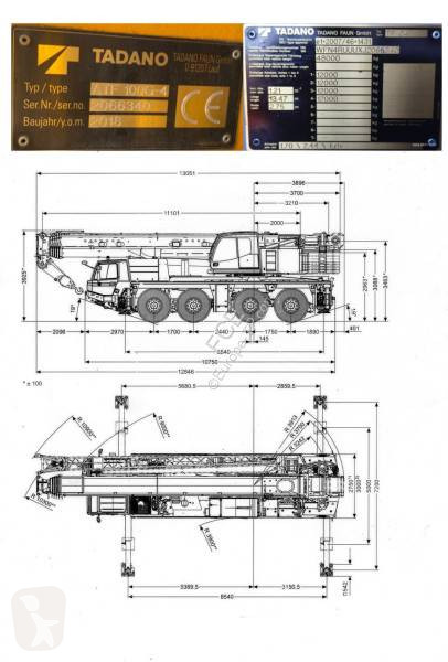 Grue Tadano FAUN ATF 100G-4 8x6 1er Main...