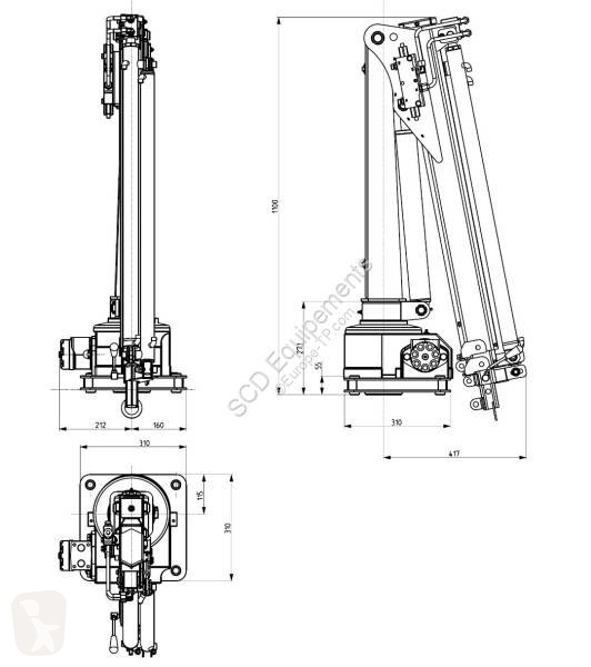 Jeřáb SCD Equipements EvoLift 110-2H