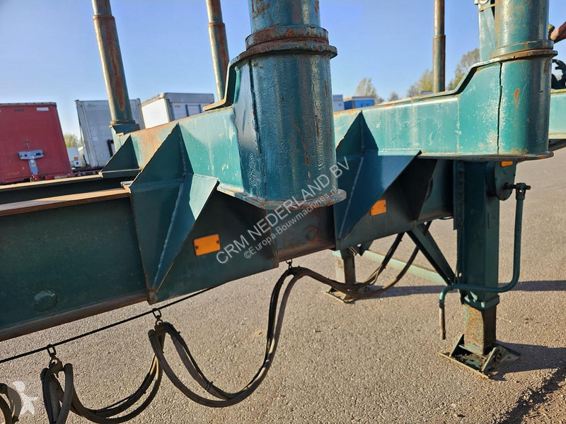 نصف مقطورة  TB 18 - WOOD TRAILER WITH CRANE -...