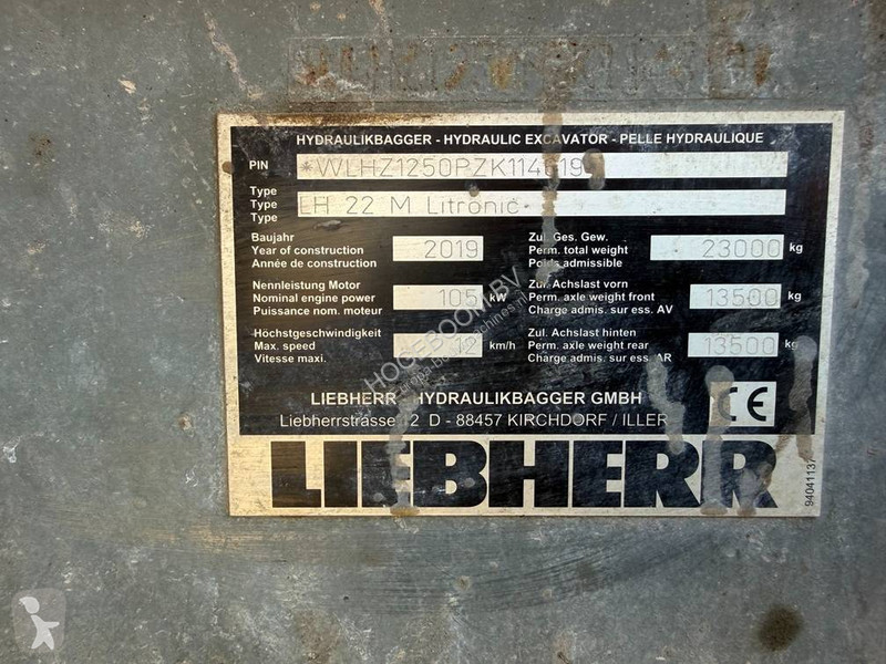 Žeriav Liebherr LH 22 M