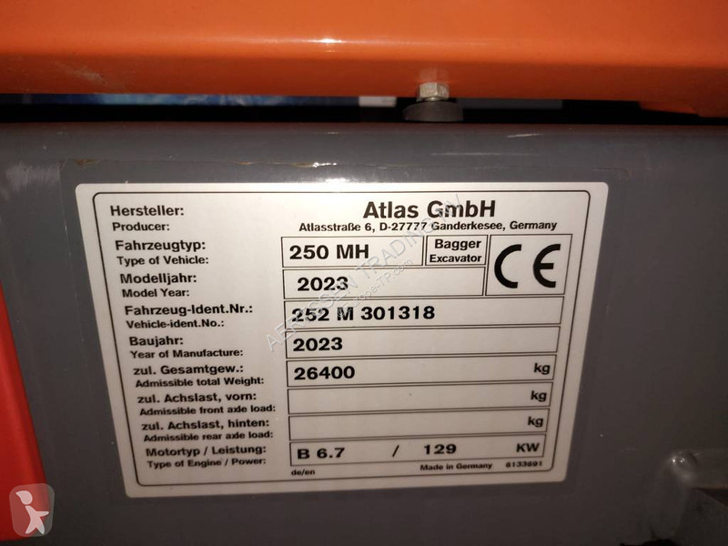Lopatový nakládač Atlas 250 MH