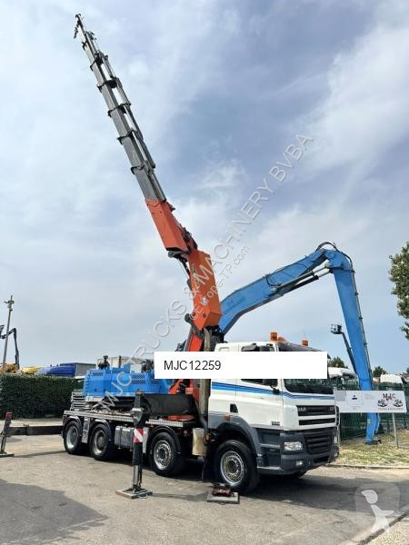 Traktor DAF 85480 8x4 + CRANE PALFINGER PK90002...